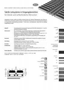 Combimat taktile Leitsysteme Bild 1